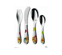 WMF Disney Winnie the Pooh - Cubertería para Niños 4 Piezas (Tenedor, Cuchillo de Mesa, Cuchara y Cuchara Pequeña) (WMF Kids Infantil)
