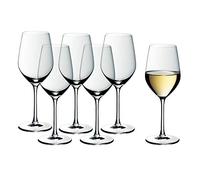 WMF Easy Plus - Juego de 6 Copas 390 ml, Cristal templado resistente, Apto para lavajillas, Ideal para Vino Blanco