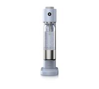 WMF Element One - Máquina de burbujeo de acero inoxidable totalmente automática con 3 niveles de ajuste, diseño que ahorra espacio, elegante máquina de soda y efervescente para disfrutar de espumosos