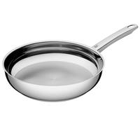 WMF Favorit - Sartén 24 cm Profesional Sin Revestimiento, Sartén de Acero Inoxidable Apta Inducción, Acero Inoxidable Cromargan, Apta para Horno