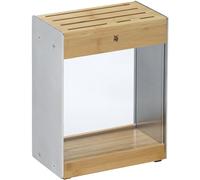 WMF Flextec - Bloque para cuchillos (bambú, diseño compacto, ahorra espacio), transparente