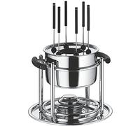 WMF Juego de Fondue Party 6 Piezas Allergo, Acero Inoxidable, Plateado, 27.7 x 27.8 x 21.3 cm, 6