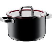 WMF FUSIONTEC 05.1734.5290 Cacerola 6,4 L Alrededor Negro, Rojo - Cacerolas (6,4 L, Alrededor, Negro, Rojo, Acero, 250 °C, Vidrio)