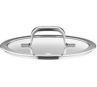 WMF Fusiontec Mineral Pro 0520075290 - Tapa de cristal con mango de acero inoxidable (20 cm, apta para horno, hasta 180 °C, apta para lavavajillas)