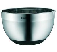 WMF Gourmet - Cuenco de Cocina 20 cm, Bol para Mezclar 3L con Base de Silicona, Acero Inoxidable Cromargan, Apto para Lavavajillas