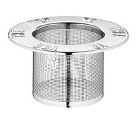 WMF Gourmet Filtro de té para Taza, Acero Inoxidable Mate, Altura 4,5 cm, Ø 9,5 cm