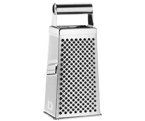 WMF Gourmet - Rallador Cuadrado 4 Superficies de Rallado, 8 x 24 cm, Acero Inoxidable Cromargan, Apto para Lavavajillas