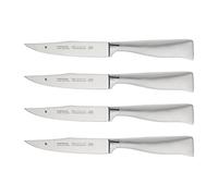 WMF Grand Gourmet - Juego 4 Cuchillos de Carne de 26 cm con Hoja Insertada de Acero Templado Completamente Forjado de 13,5 cm