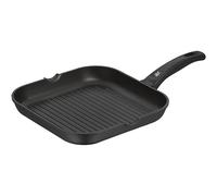WMF Grill - Sartén cudrada 27x27 cm con rayas de aluminio fundido, asador acanalado con antiadherente, sartén parilla ideal para freír, sin PFOA.