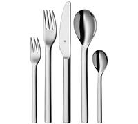 WMF Habitum Cromargan-Cubertería para 6 Personas, Acero Inoxidable, Plateado, 43.5 x 27 x 6 cm, 30