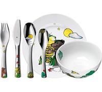 WMF Juego de vajilla infantil JANOSCH de 6 piezas Cromargan / Multicolor multicolor