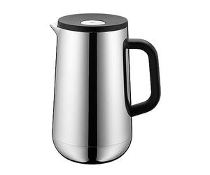 WMF - Jarra térmica (Impulse Acero Inoxidable té café 1,0l, Altura 23,4 cm Vidrio Cierre Automático 24h fría & Caliente Regalo