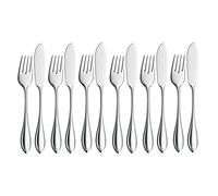 WMF Juego de 12 Cubiertos de Pescado Premiere Cromargan Protect de Acero Extremadamente Resistente a los arañazos, Pulido