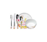 WMF Juego de cubiertos para niños de 4 piezas PRINZESSIN ANNELI Cromargan/Bunt multicolor