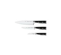 WMF Juego de cuchillos de 3 piezas GRAND CLASS negro
