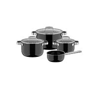 WMF Juego de ollas de 4 piezas FUSIONTEC MINERLA PRO Black negro