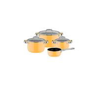 WMF Juego de ollas de 4 piezas FUSIONTEC MINERLA PRO Mango Yellow amarillo
