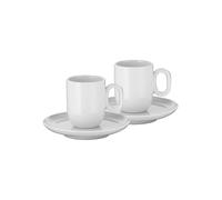 WMF Juego de tazas de espresso de 4 piezas BARISTA Blanco blanco