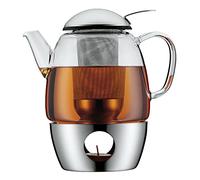 WMF Juego de té de 3 Piezas. SmarTea, Vidrio, Acero Inoxidable, 18 x 24 x 20.8 cm, 3
