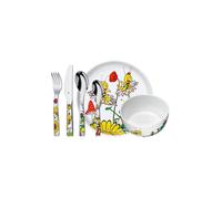 WMF Juego de vajilla infantil de 6 piezas ABEJA MAYA Cromargan multicolor