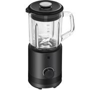 WMF Kitchenminis - Batidora vaso 0,8 l de 400 vatios, batidora de acero inoxidable Cromargan, licuadora pequeña con jarra de vidrio, 5 velocidades, función de pulso, perfecta para 1-2 porciones
