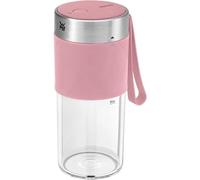 WMF Kitchenminis - Mix on the Go Batidora Personal Portátil 300 ml, 50W, 20.000 rpm, Recargable por USB, Tritan sin BPA, Batería 1200 mAh, Smoothie Maker Rosa para Batidos en 40 Segundos