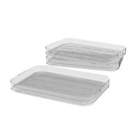 WMF Küchenminis Deshidratador Set 3 piezas, 27,7 x 17,6 x 7,1 cm, 3 rejillas para deshidratador, accesorios para la máquina de deshidratación, acero inoxidable
