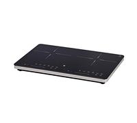 WMF Kult X - Placa de inducción doble (2 placas, hasta 28 cm, 2 zonas de cocción, 8 niveles, detección de ollas, pantalla táctil, vitrocerámica, función temporizador, 3500 W)