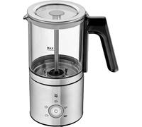 WMF Lono - Espumador de leche de cristal eléctrico, 150-250 ml, 650 W, batidora de frape, pantalla táctil, para espuma de leche caliente y fría, leche caliente, calentador de leche, cacao, chocolate