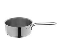 WMF Mini - Cazo Ø 14 cm Apróx 0,9 L, Borde Vertedor, Apilable de Acero Inoxidable Cromargan Publido, Apto Inducción, Sin Recubrimiento