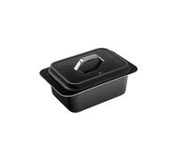 WMF Molde para hornear con tapa FUSIONTEC 38x24cm negro