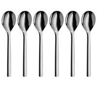 WMF Nuova - Set 6 Cucharas Café, Acero Inoxidable Cromargan , Color Plateado