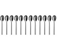 WMF Nuova - Set 6 Cucharas Café, Acero Inoxidable Cromargan, Color Plateado (Paquete de 2)