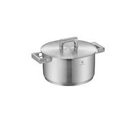 WMF Ultimate Cool - Olla de 24 cm Con Tapa, Cacerola Pequeña de 6,5 L de Acero Inoxidable Cromargan Mate Apto para Inducción, Sin Revestimiento, Apta para Lavavajillas