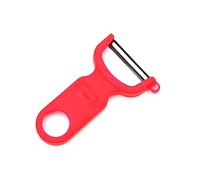 WMF Pelador de Verduras de un Solo Filo, de plástico, Apto para lavavajillas, pelador de Patatas, Color Rojo