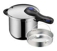 WMF Perfect Plus - Olla Rápida Ø 22 cm de Diámetro de 6 Litros y Medio. Con Protección Contra Llamas. Con Interior. Acero Inoxidable Cromargan para Inducción