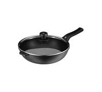 WMF Permadur Premium - Sartén Wok 30 cm diámetro, Apta para Inducción, Tapa de Cristal con Orificio para Vapor, Revestimiento Antiadherente