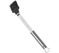 WMF Largo para marinar, 38 x 5,5 cm Barbacoa, Pincel con cerdas de Silicona, marinado Uniforme, Acero Inoxidable 18/8, Plata