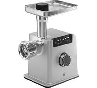 WMF Profi Plus - Picadora de carne, 3 rejillas para picar, limpiador de rejilla, salchichas, kebbés, Sabados, 4 velocidades, fácil de limpiar, potencia del motor de 350 W, potencia de bloqueo 2200 W, 0417100011