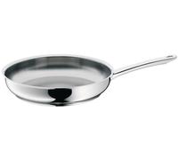 WMF Profi - Sartén 24 cm Sin Revestimiento Antiadherente, Sartén Profesional de Acero Inoxidable Cromargan Apta para Inducción, Apta para Horno y Lavavajillas