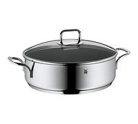 WMF Profi Select - Rustidera 28cm Cacerola 5L Con Revestimiento Antiedherente Cerámico y Tapa de Cristal