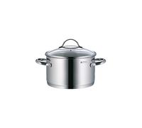 WMF Provence Plus - Olla Alta con Tapa Ø 20 cm, 3,5 L de Acero Inoxidable Sin Recubrimineto con Base Inducción