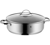 WMF Sartén 28cm Inducción Olla Tapa 5L Acero Inoxidable Olla Apta para Horno
