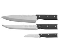 WMF Sequence - Juego de cuchillos de cocina (3 piezas, fabricado en Alemania, 3 cuchillos de cocina afilados, corte de rendimiento, diseño cinético, hoja de acero especial)