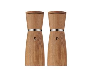 WMF Set de molinillo de sal y pimienta Ceramill Nature roble