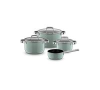 WMF Set de ollas de 4 piezas Fusiontec Mineral Pro Eucalyptus Hazel verde
