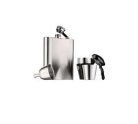 WMF Set de petaca Manhattan de 6 piezas Cromargan plata