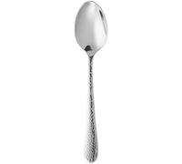 WMF Sitello Cuchara para entrantes, cuchara de postre de 13,5 cm, acero inoxidable Cromargan pulido, con martillo ergonómico, brillante, apta para lavavajillas, color plateado