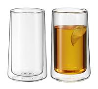 WMF Juego de 2 vasos de té SMARTTEA de vidrio borosilicato transparente