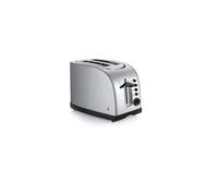 WMF Stelio - Tostadora, 980 W, Acero Inoxidable, 2 Ranuras, Cromargan Acero Inoxidable 18/10, Gris/Negro
